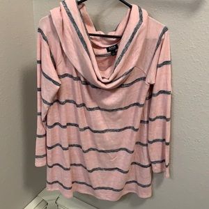 Ana Rose Stripe tunic sweater. Size large